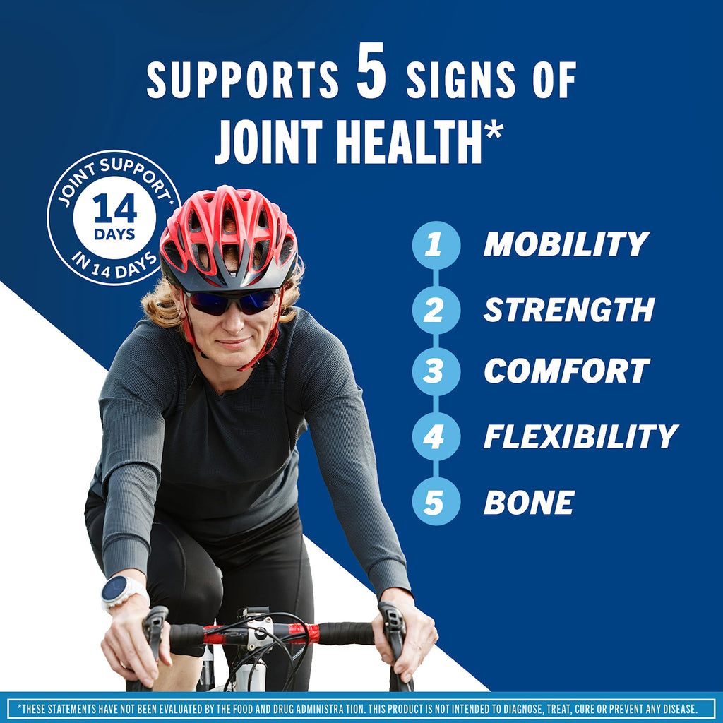Move Free Advanced Glucosamine Chondroitin MSM + Vitamin D3-120 ct | Joint Support Supplement, Supports Mobility Comfort Strength Flexibility & Bone + Immune Health, 120 tablets (40 Servings)