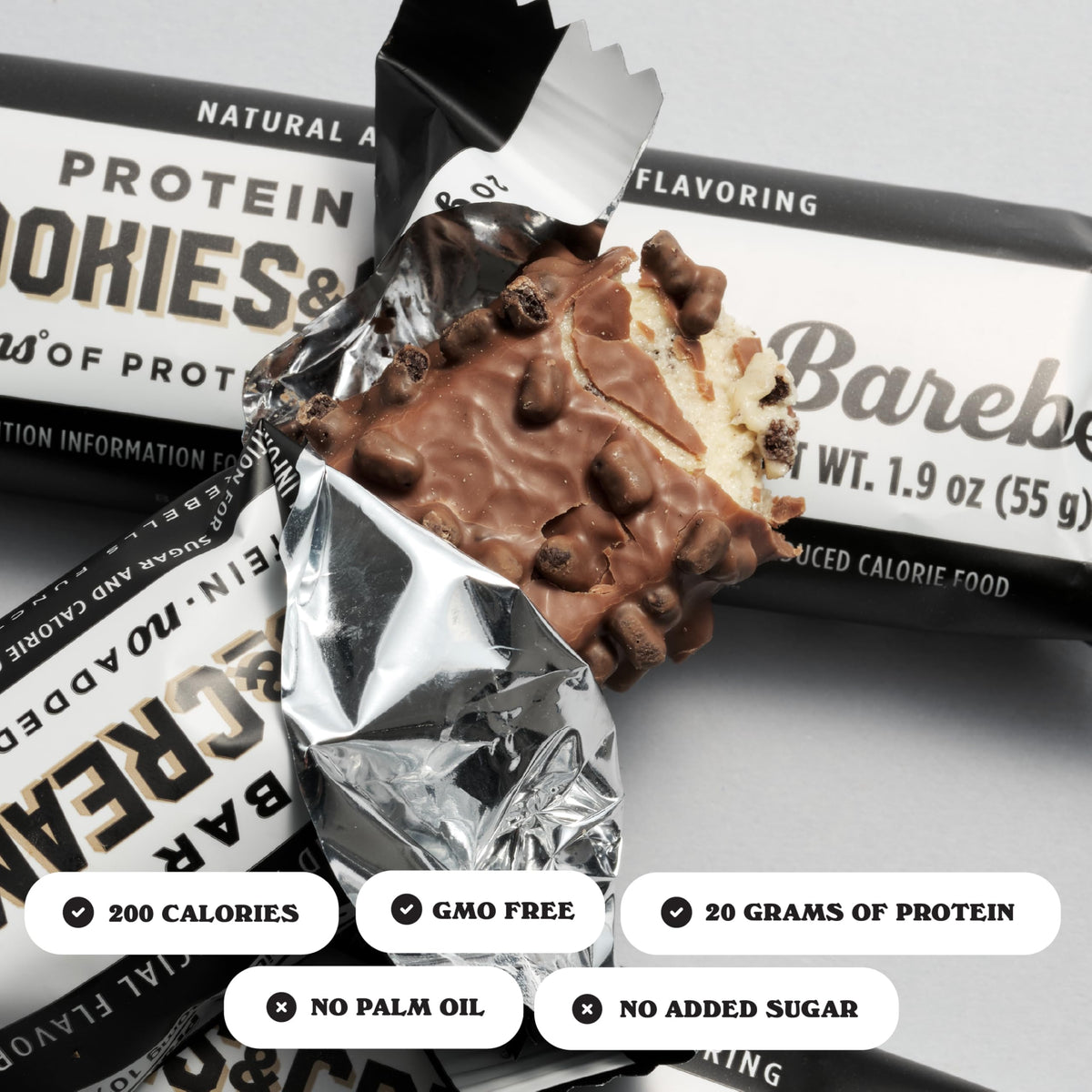 Barebells Protein Bar Variety Pack, Caramel Cashew & Cookies & Cream