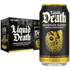 Buy now Liquid Death Sparkling Mountain Water, Real Mountain Source, Ice-Cold Cans, Infinitely Recyclable, 12 Fl Oz (Pack of 12) Mountain Water - Sparkling at indiglob india