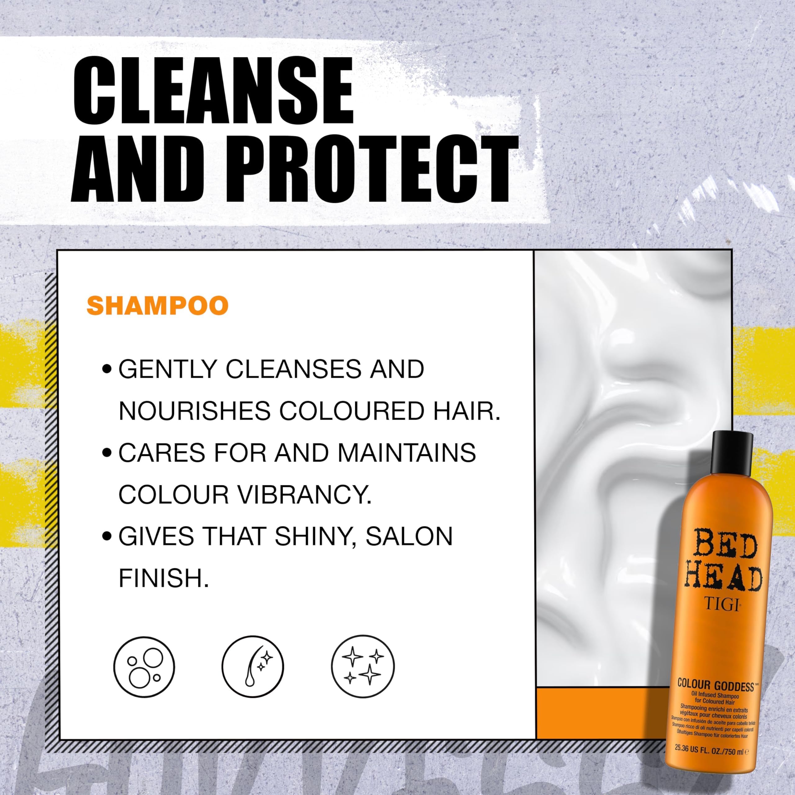 Buy now Bed Head Color Goddess Shampoo, 25.36 Fluid Ounce, reg at indiglob india