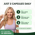 evertide Lymphatic Drainage Supplement - Lymphatic Support for Fluid Balance, Detox & Immune Health with Echinacea, Elderberry, Dandelion & Turmeric - 60 Capsules, 30 Day Supply