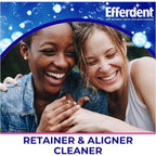 Buy now Efferdent Retainer Cleaning Tablets, Denture Cleaning Tablets for Dental Appliances, Overnight Whitening, 126 Count at indiglob india