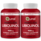 Qunol Mega Ubiquinol CoQ10 100mg, Superior Absorption, 120 Softgels | #1 Cardiologist Recommended Supplement for Heart Health, Coenzyme Q10 Supplement to support Vascular Health & Cellular Energy
