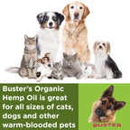 Buster's Hemp Oil for Dogs & Cats, Calm, Joint, Coat, 2-Pack 30ml