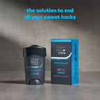 Dove Men+Care Clinical Protection Antiperspirant Clean Comfort 1.7 oz | For heavy sweating, Helps stay fresh & confident, With 1/4 moisturizers, Clean Comfort scent