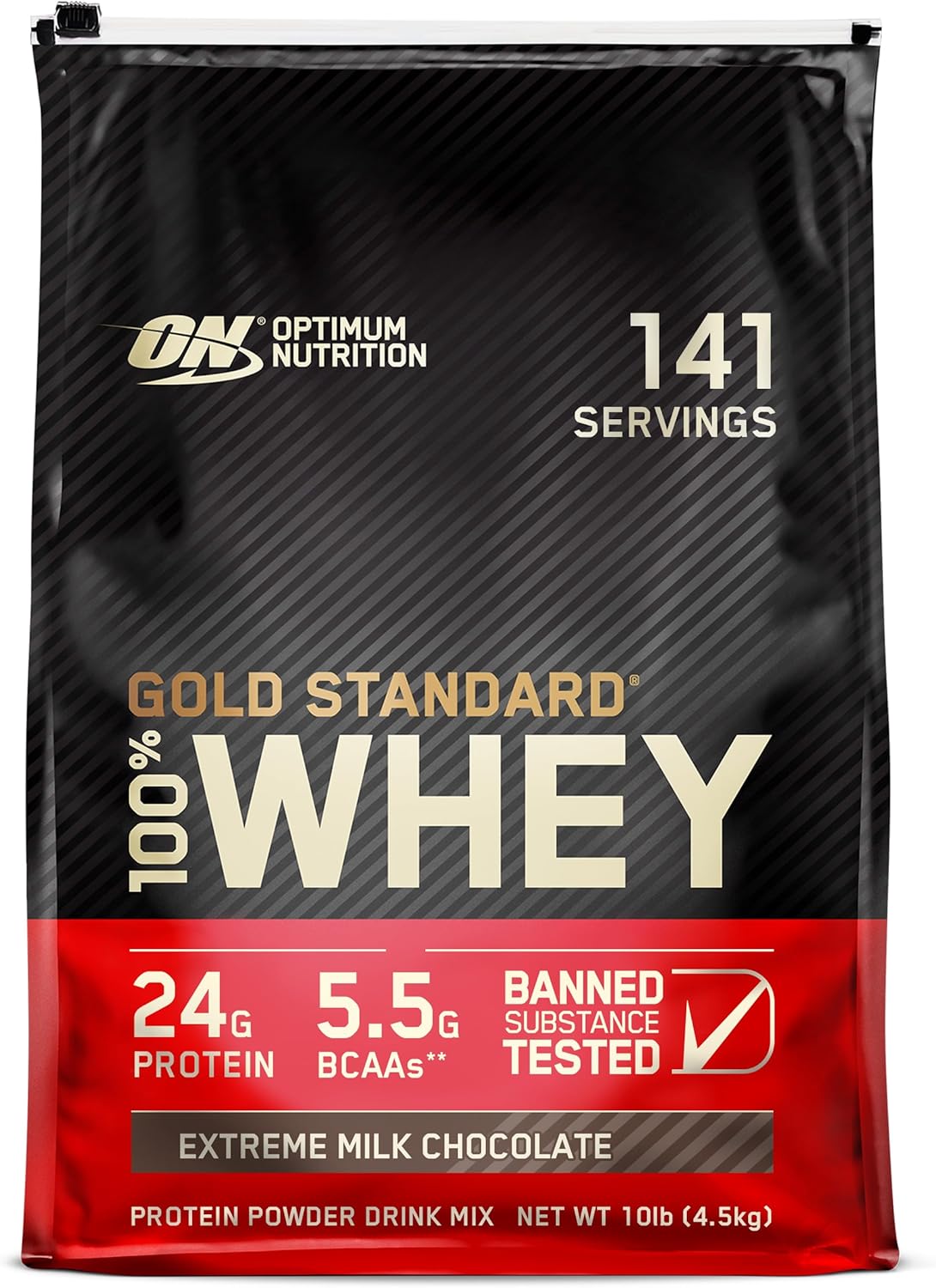 Buy now Optimum Nutrition Gold Standard 100% Whey Protein Powder, French Vanilla Creme, 2 Pound (Packaging May Vary) at indiglob india