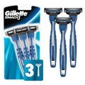 Buy now Gillette Mach3 Men's Disposable Razors, 3 Count at indiglob india