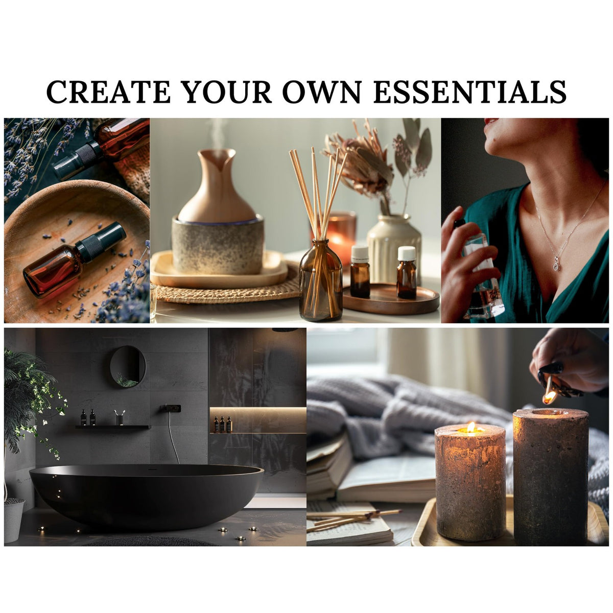 Essential Oils Set - Top 6 Oils for Diffusers for Home, for Air Purifier