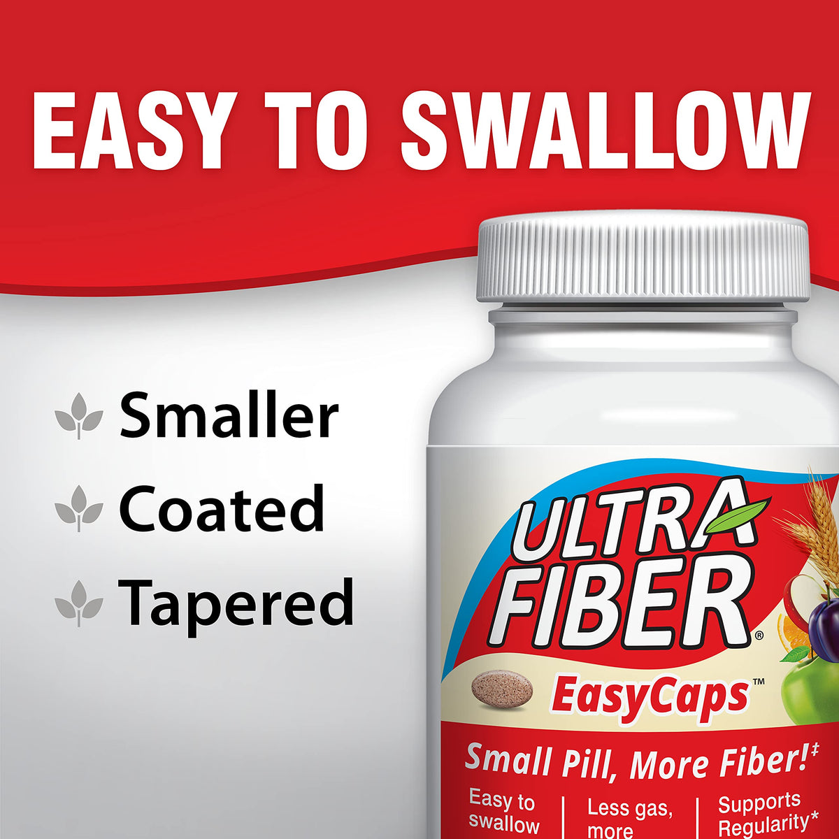 Ultra-Fiber High Fiber Supplement, Soluble & Insoluble Fiber, 150 Count