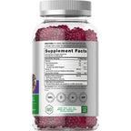 Horbaach Black Elderberry Gummies | 120 Count | Berry Flavor | Sambucus Extract with Zinc and Vitamin C | Vegan, Non-GMO, and Gluten Free Supplement for Adults