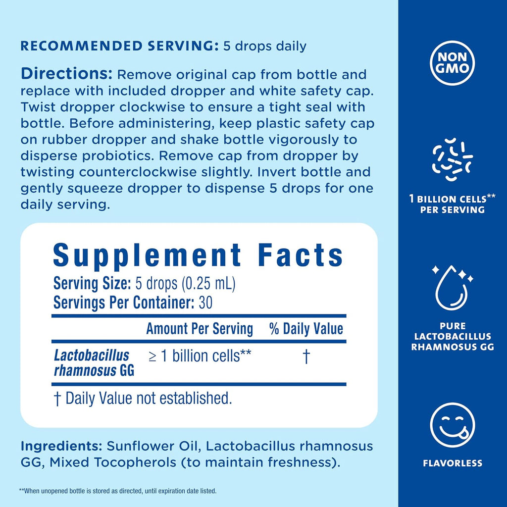 Buy now Mommy's Bliss Baby Probiotic Drops, Daily Gas, Constipation, and Colic Symptom Relief + Immune Support, Newborns & Up, 0.34 Fl Oz (30 Servings) at indiglob india