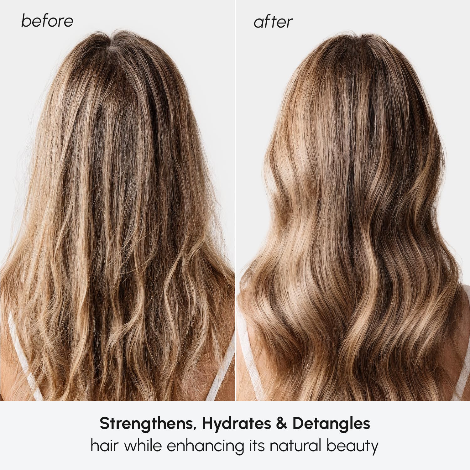 MAREE Leave-In Conditioner Hair Gloss for Dry Damaged Hair, Leave-In Conditioner for Curly Hair, Color Treated