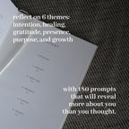 INSIDE THEN OUT Dig Deeper Journal - Guided Daily Journal with 180 Undated Prompts for Intention, Healing, Growth, Gratitude, Self Love & Discovery - Self Care Routine Gift for Women and Men