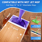 Mop Pads Refills Compatible with Swiffer WetJet Mop, 60 Pack