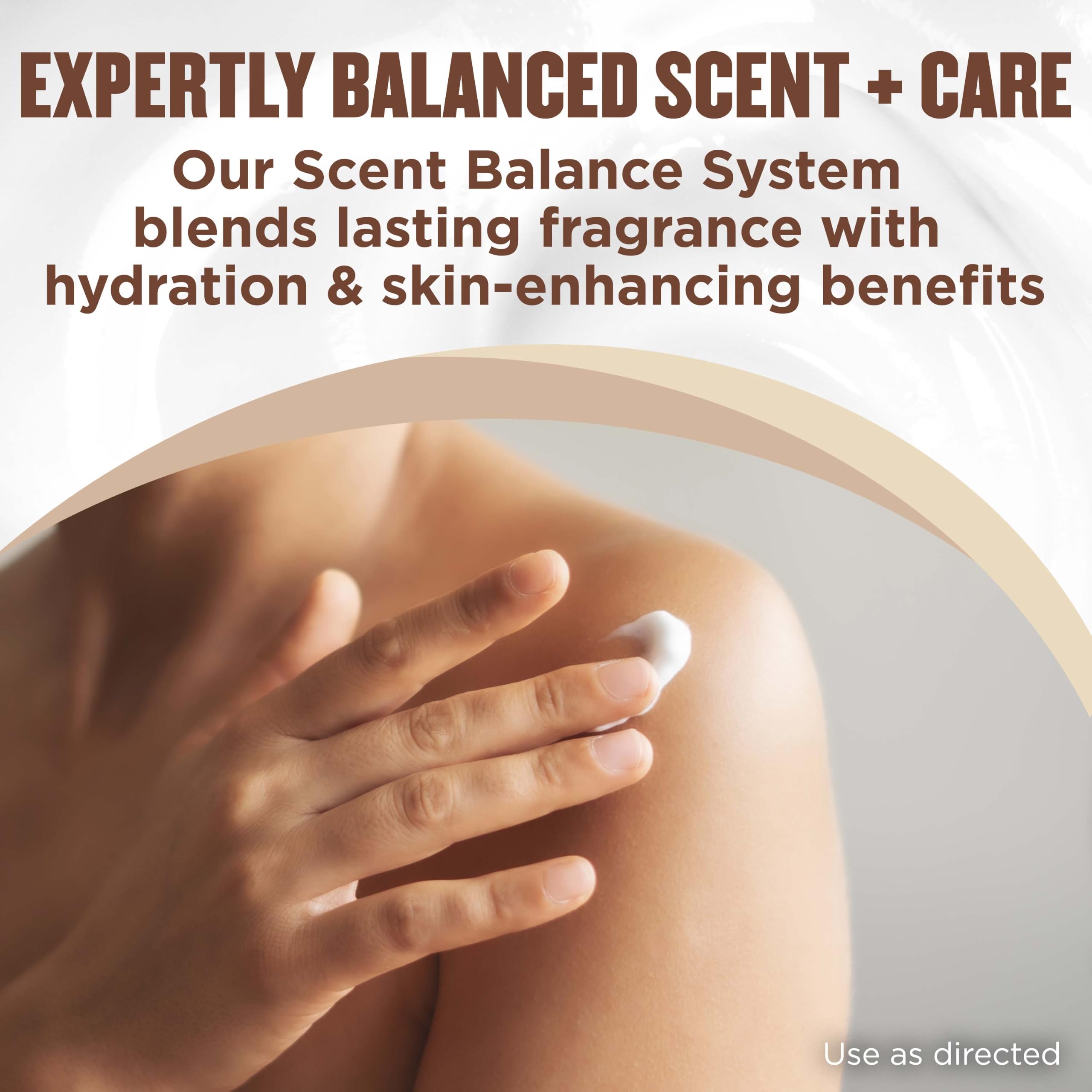 Gold Bond Softening Cashmere Cream Body Lotion, Vanilla Dream Scent, 24-Hour Hydration with Shea Butter and Cocoa Butter, 14 oz.
