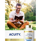 Carlyle Lutein and Zeaxanthin Supplement | 40mg | 180 Softgels | Pills for Eyes | Eye Health Vitamins | Visi-Gold | Non-GMO and Gluten Free