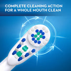 Buy now Oral-B Deep Clean Battery Powered Toothbrush Replacement Brush Heads Refill, Soft, 2 Count at indiglob india
