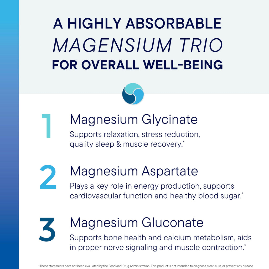BIOTICS RESEARCH Mg-Zyme™ Triple Magnesium Complex 100 mg - 100 Capsules