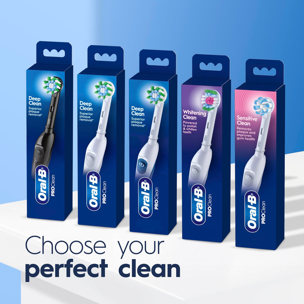Buy now Oral-B Pro 100 3D White, Battery Toothbrush, White at indiglob india