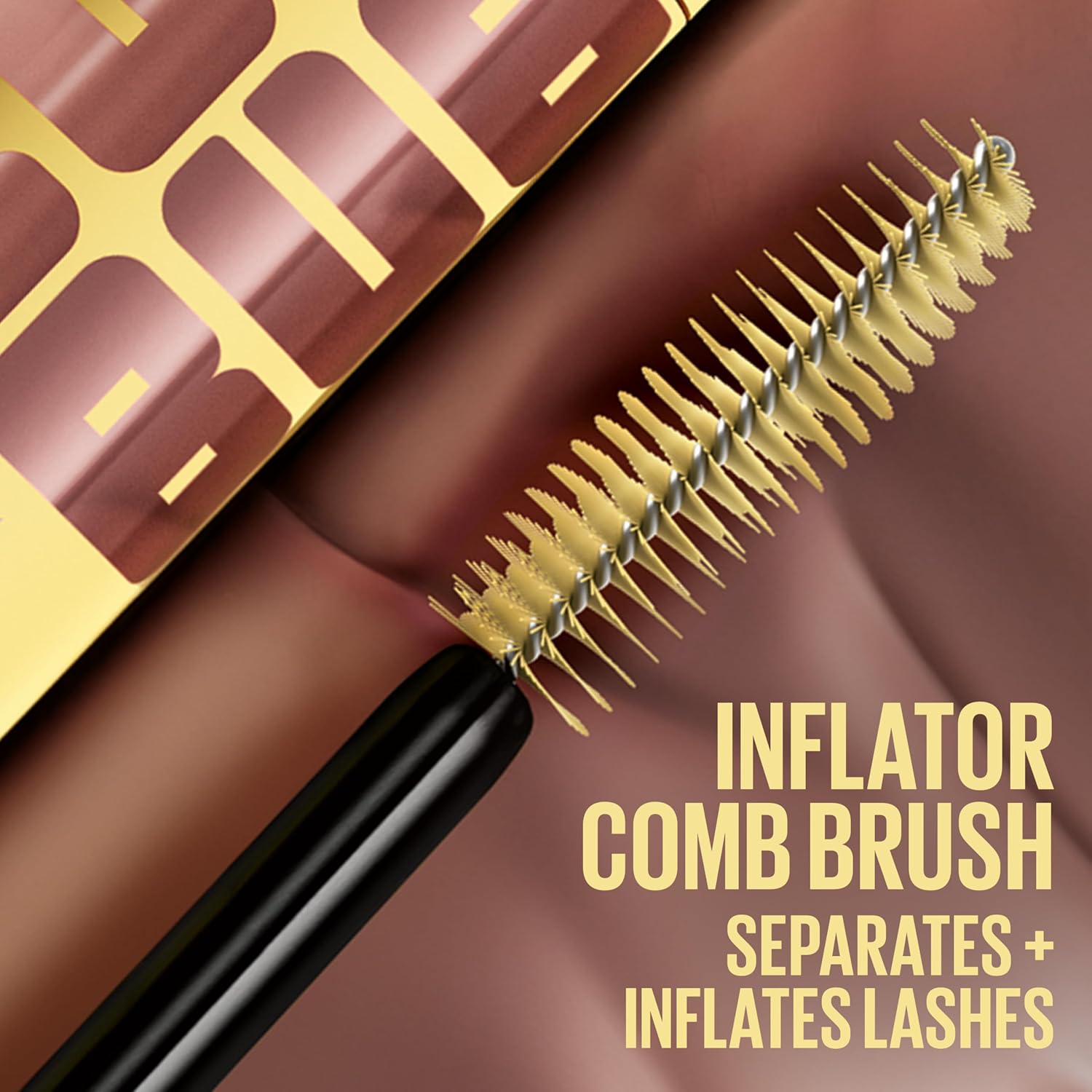 Buy now Maybelline The Colossal Bubble Washable Mascara, Buildable Mascara Volume and Length Formula for Bold, Separated Lashes, Very Black, 1 Count at indiglob india