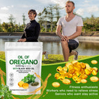 Oil of Oregano with Black Seed Oil, 2-in-1 Capsules, 300 Softgels
