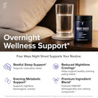 Night Shred Night Time Fat Burner & Natural Sleep Support, 30 Servings | Ashwagandha, 5-HTP, CLA & Melatonin; Appetite suppressant; Supports sleep & fat burning; 60 vegetarian capsules