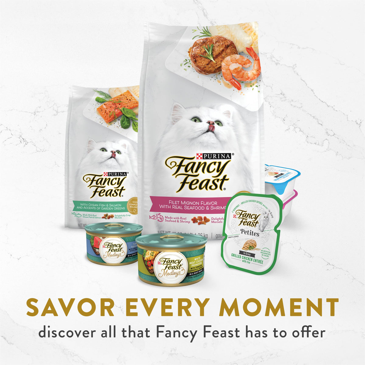 Purina Fancy Feast Broth Complement Wet Cat Food (12 Pack) 1.4 oz Pouches