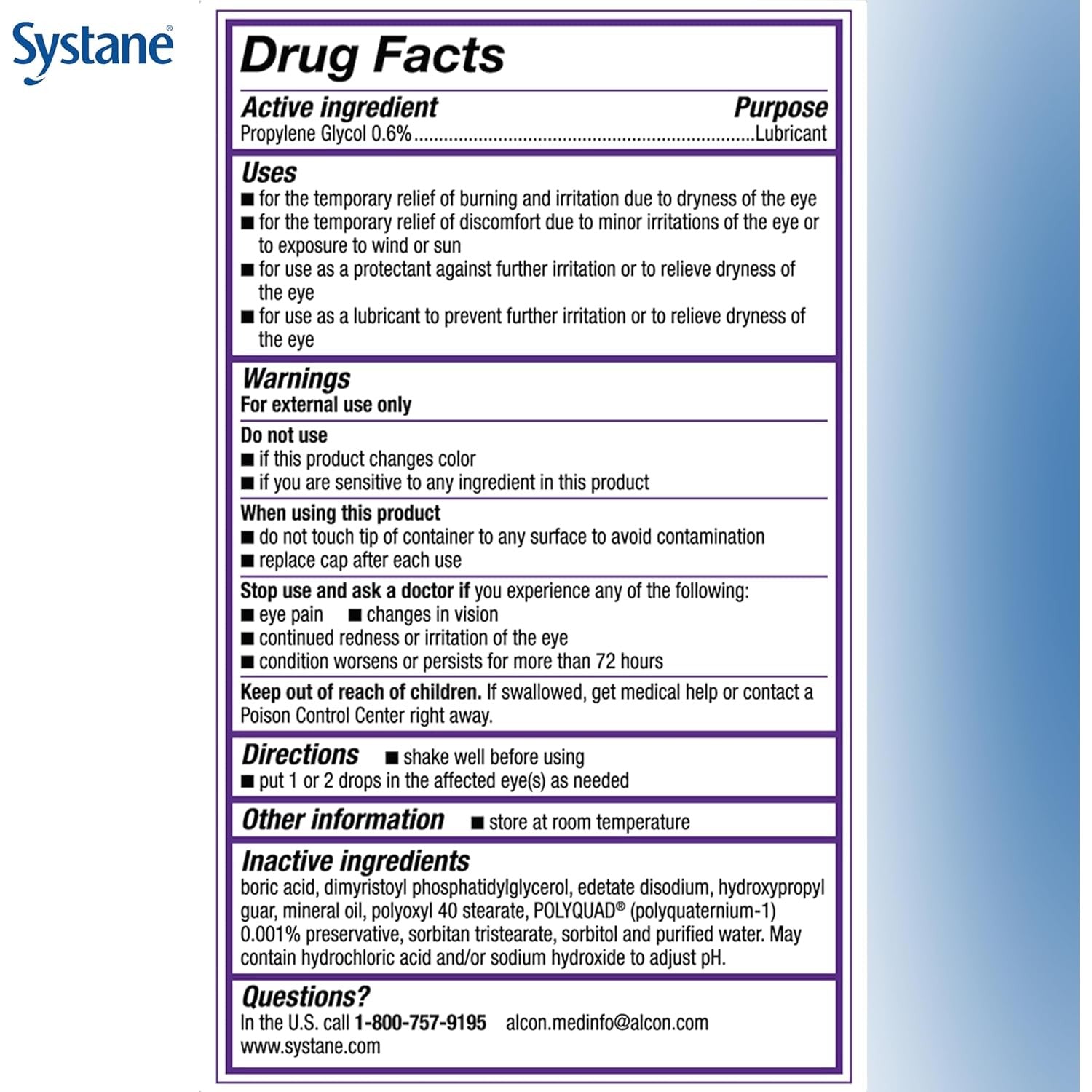 Buy now Systane Complete Lubricant Eye Drops, 0.34 Fl Oz, Twin Pack (Pack of 2) at indiglob india