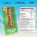 Shrumfuzed Mushroom Gummies, Sour Apple (10 Count)