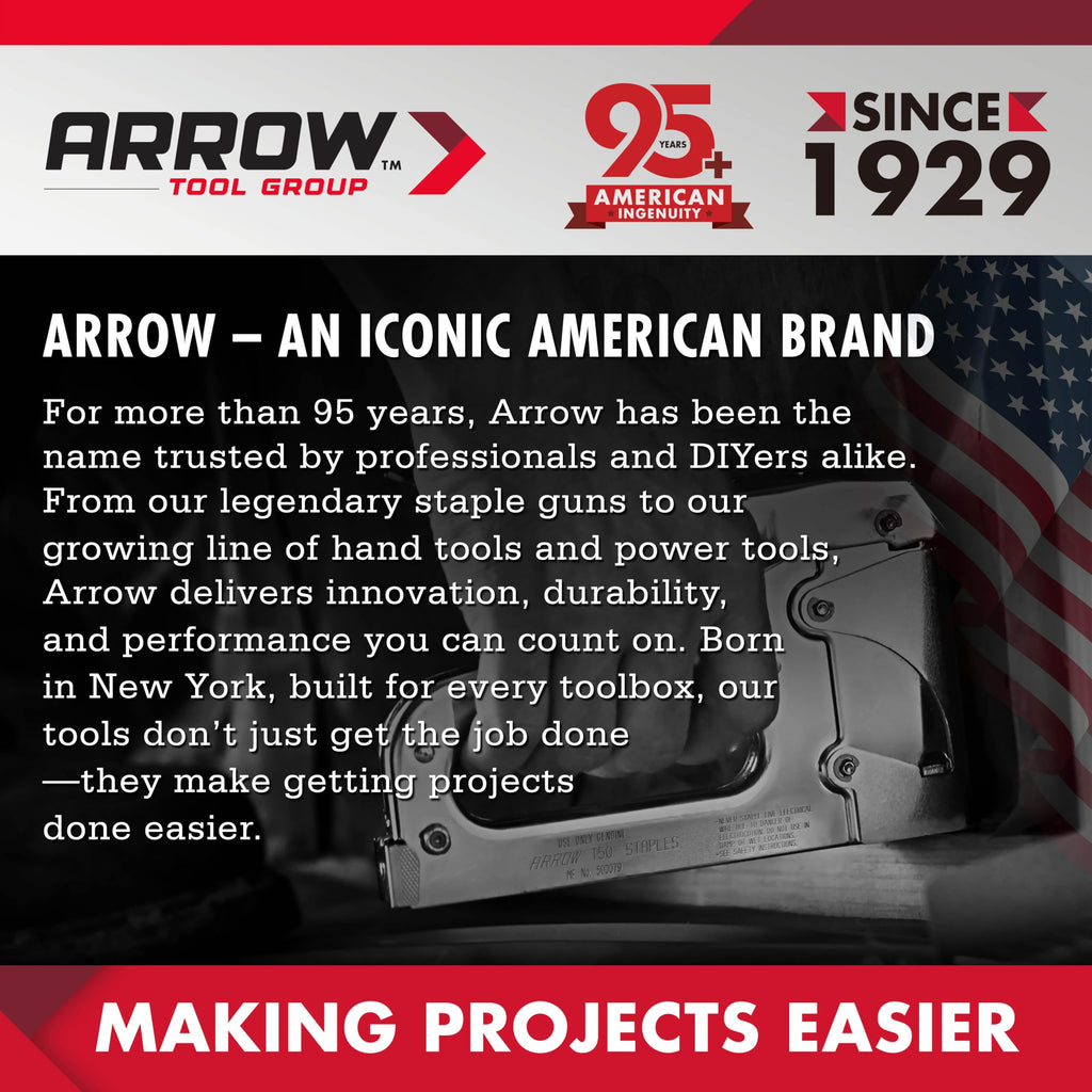 Arrow T50 Heavy Duty Staple Gun Kit with 3750 Pieces T50 Staples