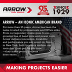 Arrow T50 Heavy Duty Staple Gun Kit with 3750 Pieces T50 Staples
