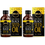 MAJU's Black Seed Oil 16oz: 2X Thymoquinone, Cold Pressed Turkish Black Cumin Nigella Sativa Seed Oil (Better Than Organic), Non-GMO, 100% Liquid Pure Blackseed, Glass Bottle