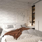 Buy now Cohoo Home Brick Wallpaper Peel and Stick Contact Paper 120inL 18inW Faux 3D Brick Contact Paper for Walls White Gray Grey Self Adhesive Removable Wallpaper Backsplash Bedroom Wall Sticky Waterproof at indiglob india