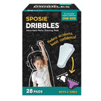 Sposie Dribbles, Turn Any Underwear Into Potty Training Underwear, 28 Ct