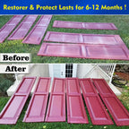 Outdoor Color Restorer 16.5oz Plastic Vinyl Shutter Restorer Faded Sun-Damaged and Oxidized Possessions and Protects from Future Wear
