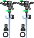 APT Sprinklers for Yard Lawn & Garden| 80 to 5800 Sq Ft Adjustable (2-Pack)