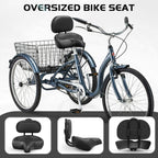 Buy now Bicycle Seat, Bike Seat for Women Men Extra Comfort Wide, Oversized Comfortable Seats Saddle for Peloton Bikes, Fit for Exercise Bikes, Electric Bikes, Mountain Bikes, Cruiser Bikes at indiglob india