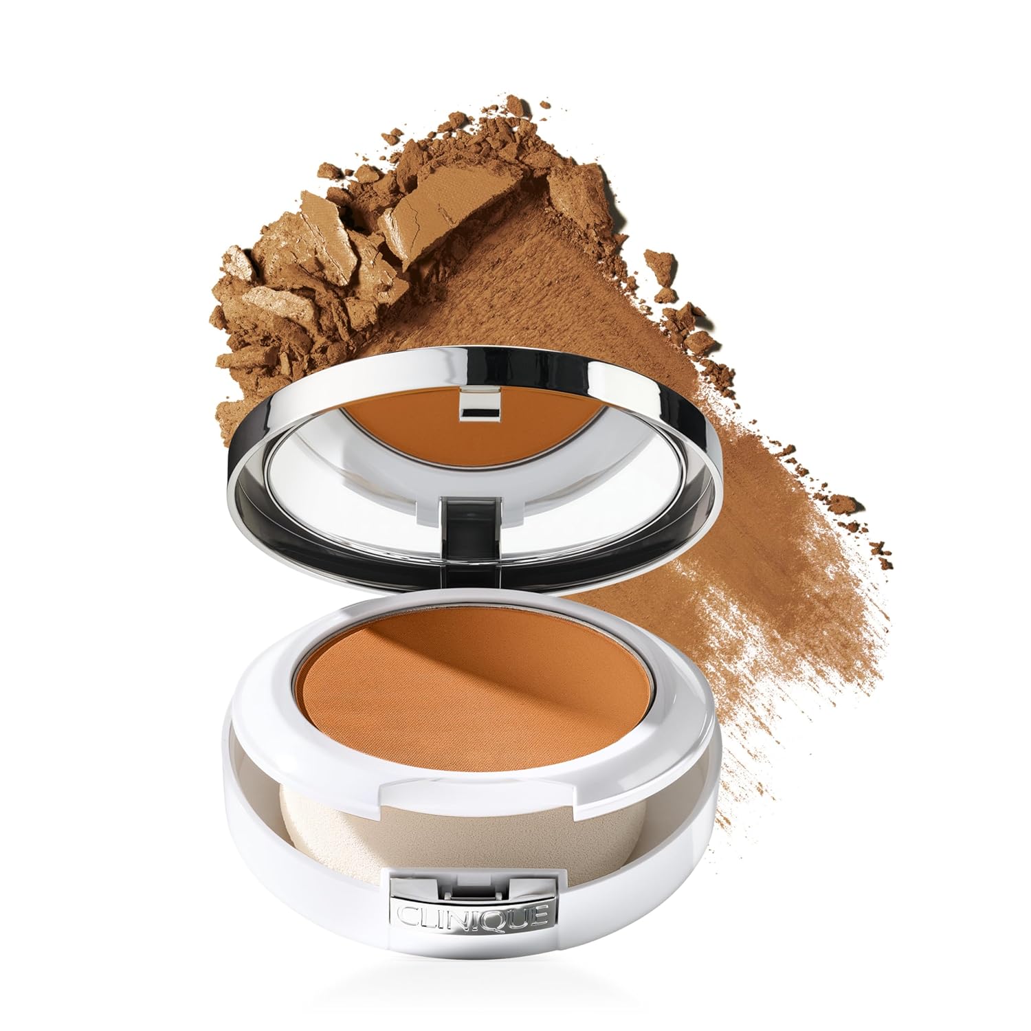 Buy now Clinique Beyond Perfecting Powder Lightweight Full Coverage Foundation + Concealer For Dry Combination to Oily Skin Types Golden at indiglob india