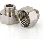 Buy now G 1/2 Female to 3/8 Male COMP Reducer Adapter, Brass Pipe Fittings Water Hose Adapter, Compression Fitting for Kitchen Bathroom Faucet, Pipe Connector with Rubber Washer,(2 Pack) Default at indiglob india