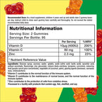 L'il Critters Kids Immune C Gummy Supplement with Vitamin C, Zinc and Vitamin D3 for Immune Support, 190 ct (95-190 day supply), 4 delicious flavors from America’s Number One Gummy Vitamin Brand