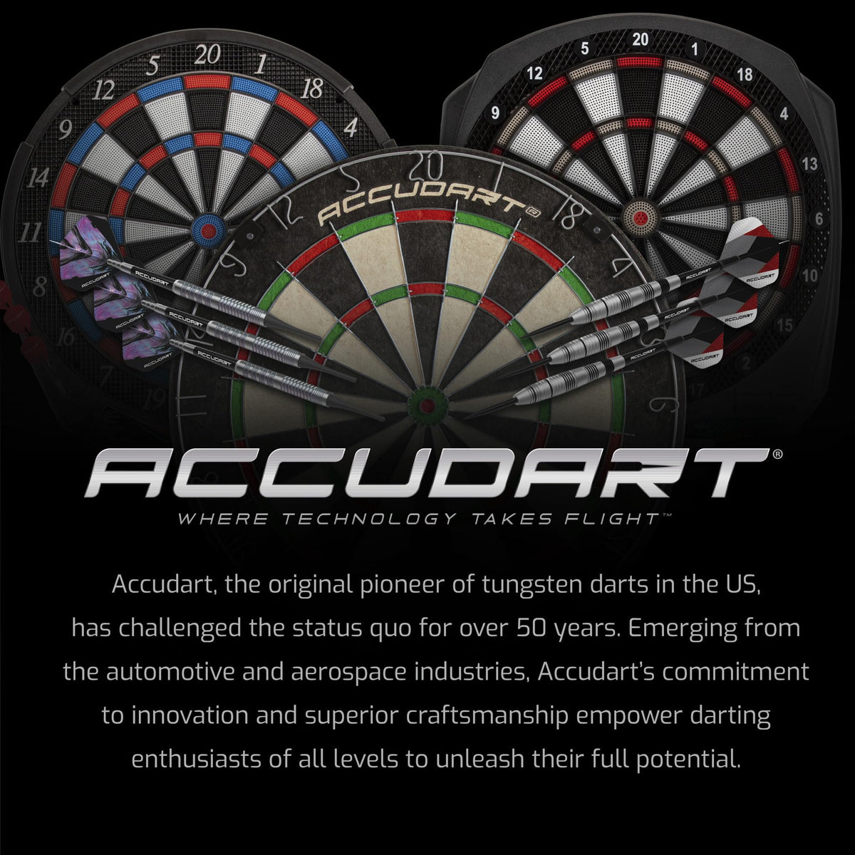Accudart Match Pro Dartboard Cabinet Set with Auto LED