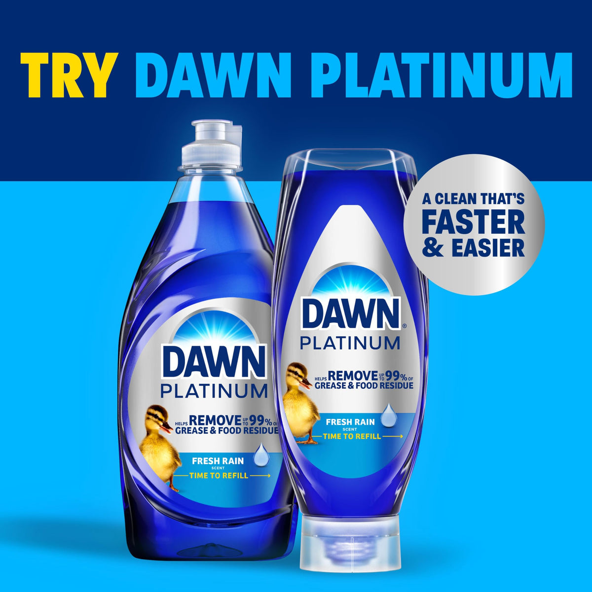 Dawn Ultra Dish Soap Refill Jug, Large Size Liquid Dishwashing Detergent, Powerful Dish Soap for Grease, Strawberry Fields Scent, 67 oz