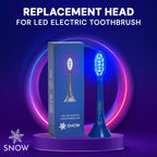 Snow Toothbrush Refill Head for LED Electric Toothbrush, Gen 1, Blue