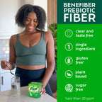 Benefiber On The Go Prebiotic Fiber Supplement Powder for Digestive Health, Daily Fiber Powder, Unflavored Powder Stick Packs - 36 Sticks (Pack of 2)