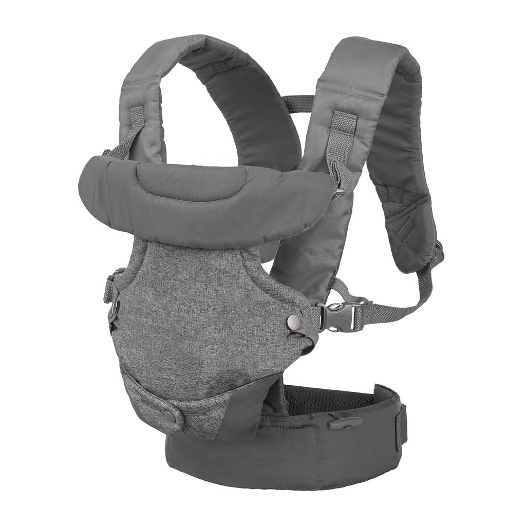 Buy now Infantino Flip 4-in-1 Convertible Baby Carrier, Adjustable, Ergonomic Babywearing, Registry Essential, Baby Carrier for Newborn to Toddler, Gray at indiglob india