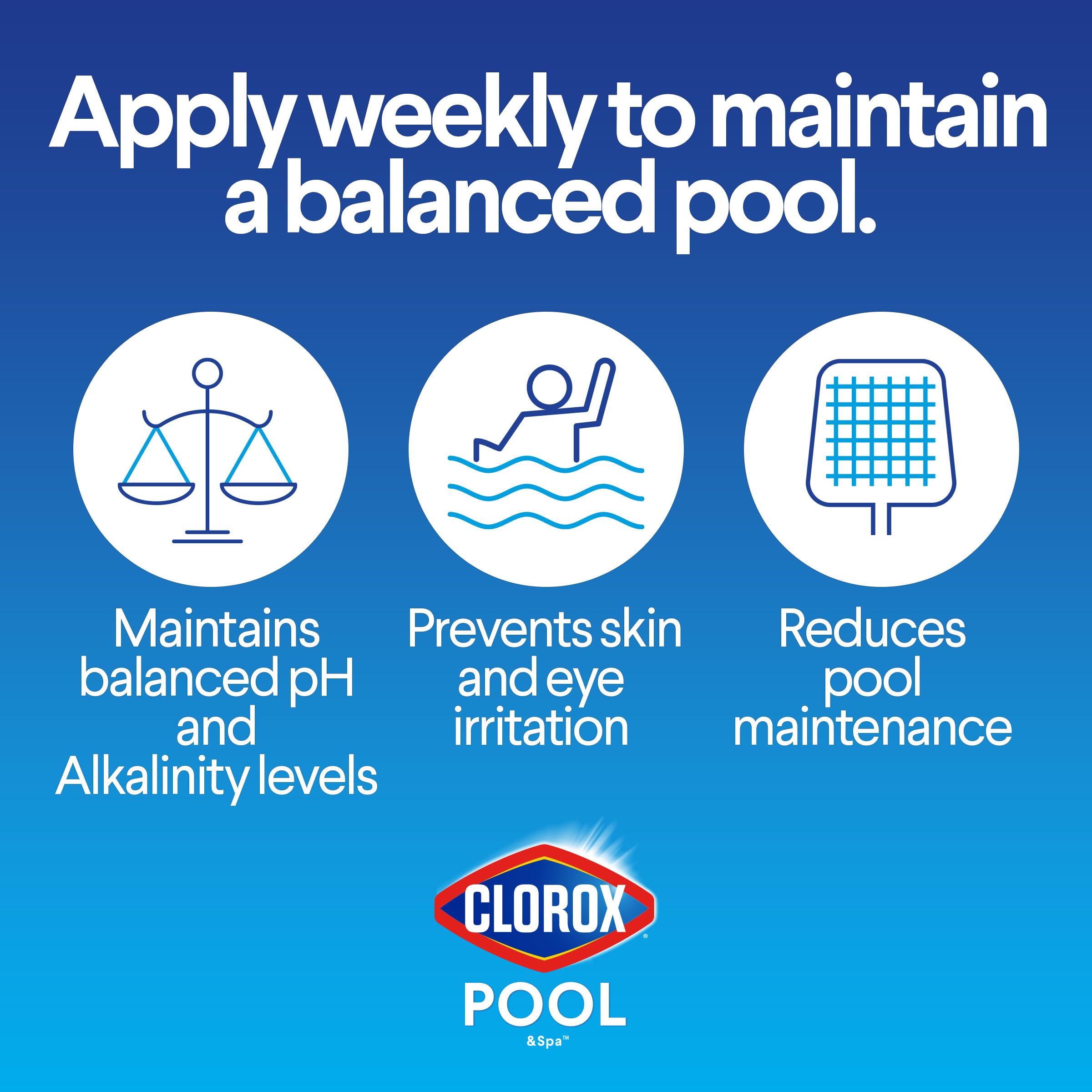 Buy now Clorox?? Pool&Spaƒ?› Swimming Pool 2-in-1 Perfect Balance, Maintains Balanced pH and Alkalinity Levels, 8LB (Pack of 1) at indiglob india