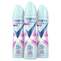 Degree Advanced Antiperspirant Dry Spray Sweat and Odor 3 Pack 3.8 oz | 72-Hour Sweat and Odor Protection For Women With Body Heat Activated® Technology