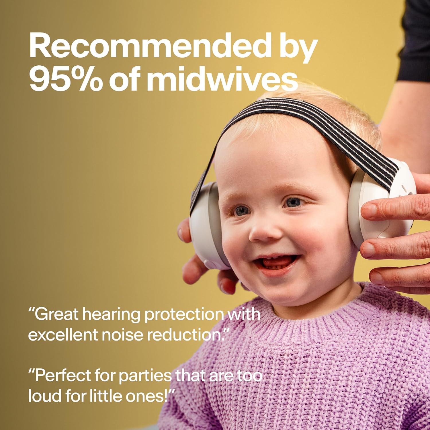 Buy now Alpine Muffy Baby Ear Protection for Babies and Toddlers up to 36 Months - CE & ANSI Certified - Noise Reduction Earmuffs - Comfortable Baby Headphones Against Hearing Damage & Improves Sleep - Yellow at indiglob india