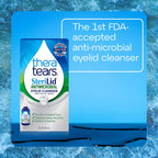TheraTears SteriLid Antimicrobial Eyelid Cleanser and Face Wash, 2 Fl Oz | Mild & Convenient, Eye Care for Dry & Irritated Eyes, Gentle on Eyelids