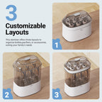 Bear Bottle Sterilizer and Dryer, 2-Layer Electric Steam Sanitizer
